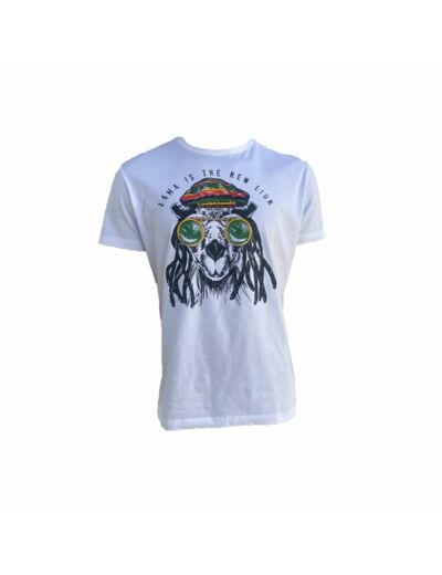 T-SHIRT RV "LAMA IS THE NEW LION"