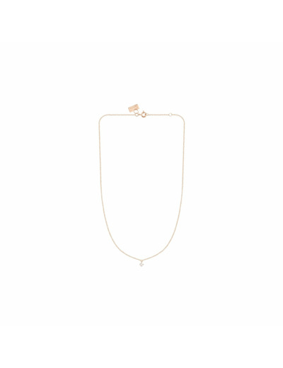 Collier Vanrycke Stardust en or rose et 1 diamant