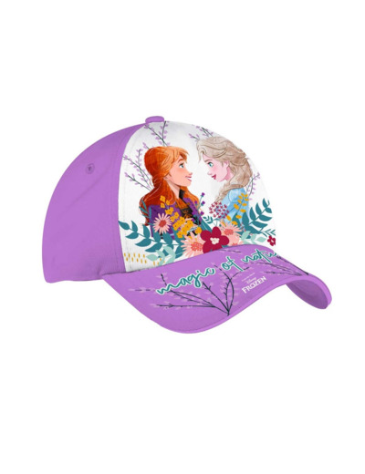 Casquette fille violet la reine des neiges