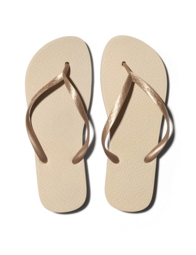 Tong femme beige gold ipanema