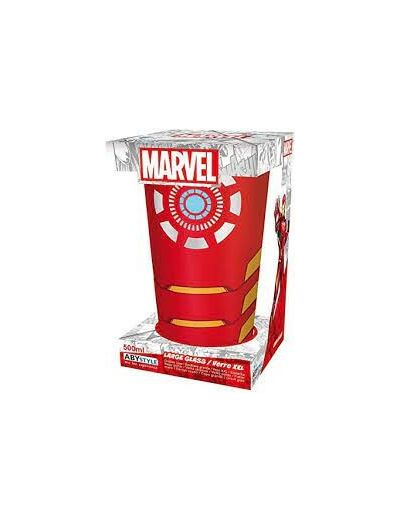 MARVEL - Verre XXL - 400 ml - Iron Man
