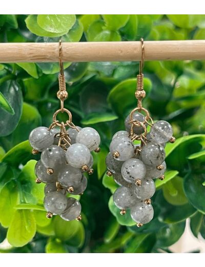 Boucle d'oreilles Labradorite