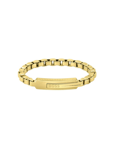 Bracelet BOSS Orlado en métal doré, taille M