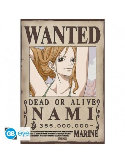 ONE PIECE - Poster Chibi 52x38 - Wanted Nami Wano