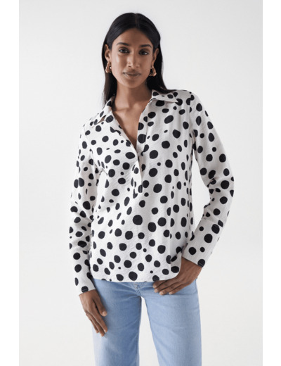 BLOUSE À POIS