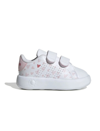 Basket fille blanc adidas