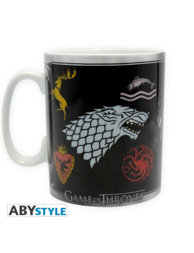 GAME OF THRONES - Mug - 460 ml - Sigles & Trône