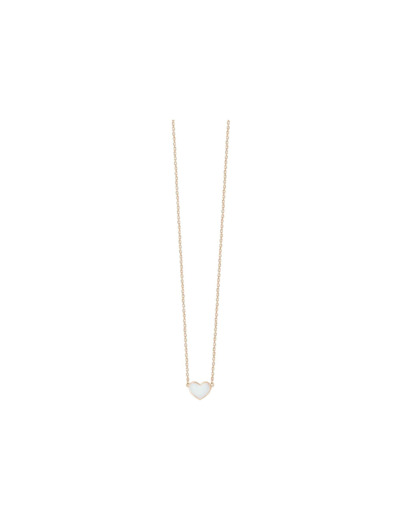Collier Vanrycke Emoji Coeur en or rose
