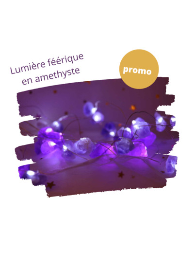 Guirlande Lumineuse en Améthyste