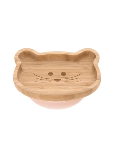 Assiette en bois de bambou - 28725