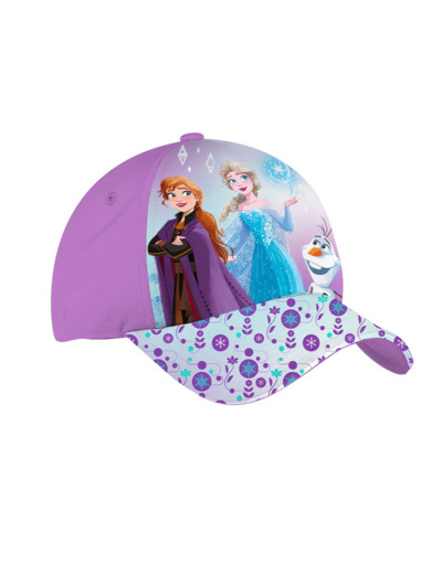 Casquette fille violet la reine des neiges