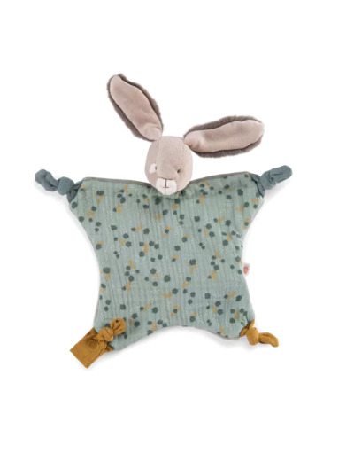 Doudou plat Lapin sauge - Moulin Roty - 678015