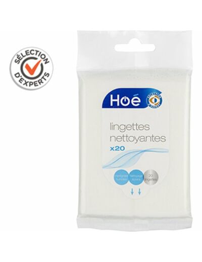 Lingettes nettoyantes tous types d'écran 20pièces