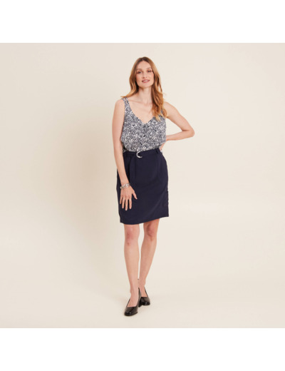 Blouse bretelles fines
