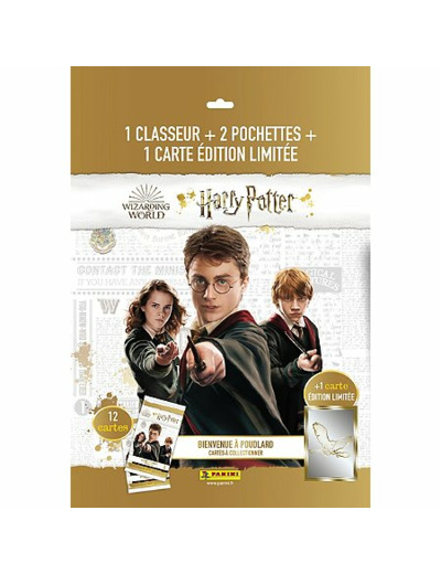 Cartes à collectionner pack harry potter saga starter