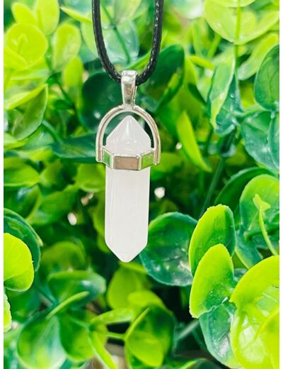 Pendentif Quartz rose