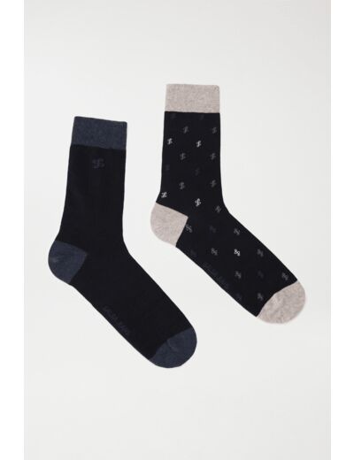 PACK DE 2 PAIRES DE CHAUSSETTES