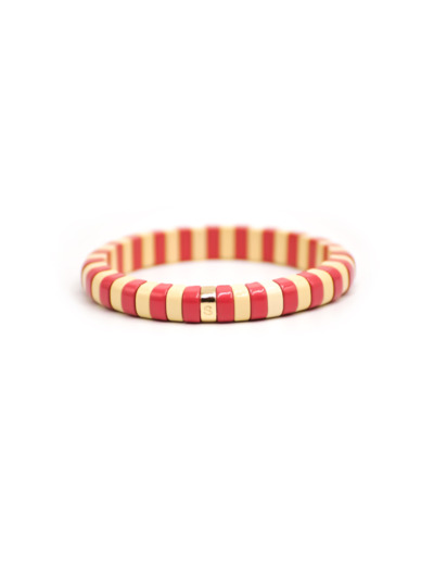Bracelet Simone à Bordeaux Archi en métal émaillé rose