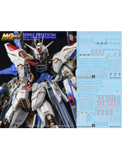 Water Decals MGEX Strike Freedom