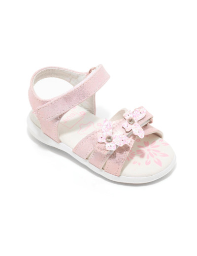 Sandale ouverte bebe fille rose