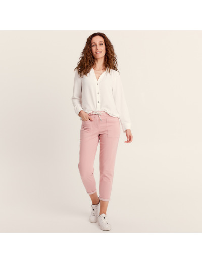 Pantalon coupe droite à coulisse