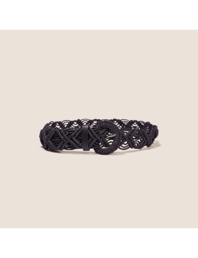 Ceinture en macramé