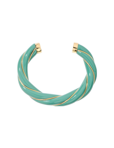 Bracelet Aurélie Bidermann Diana en métal doré et résine