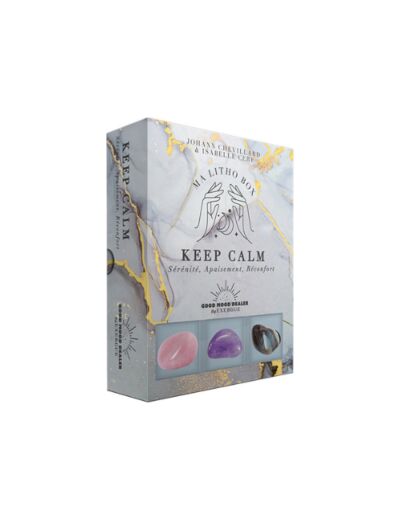 COFFRET MA LITHO BOX - KEEP CALM (SERENITE, APAISEMENT, RECONFORT)