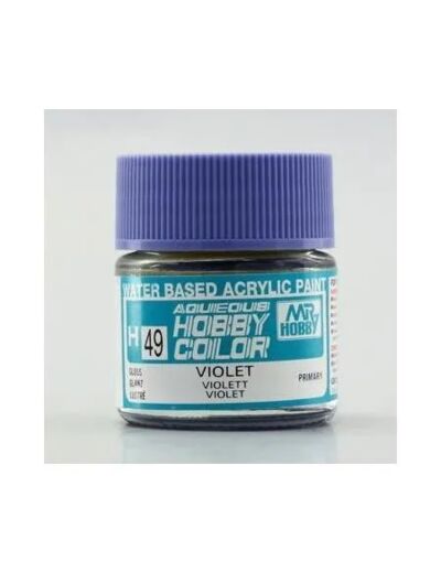 PEINTURE MAQUETTE MR HOBBY H049 VIOLET BRILLANT 10ML