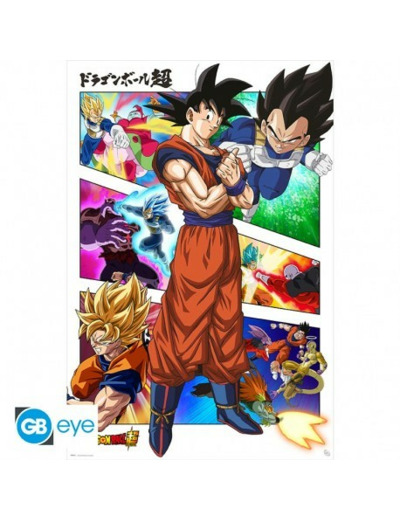 DRAGON BALL SUPER - Poster Maxi 91,5x61 - Cases animés