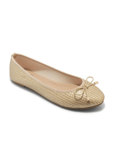 Ballerine femme beige