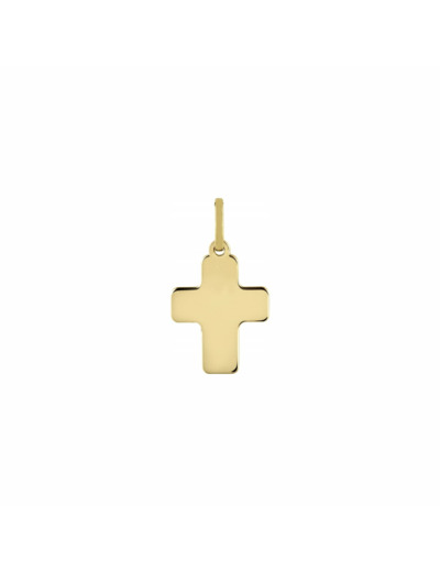 Pendentif croix en or jaune
