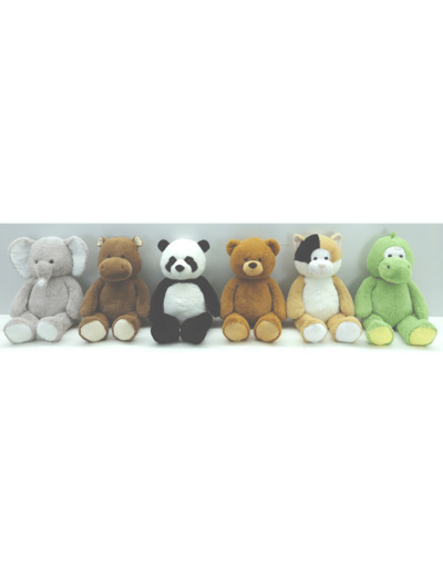 PELUCHE ANIMAL 105CM, 6 ASST