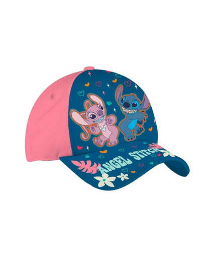 Casquette fille rose lilo & stitch