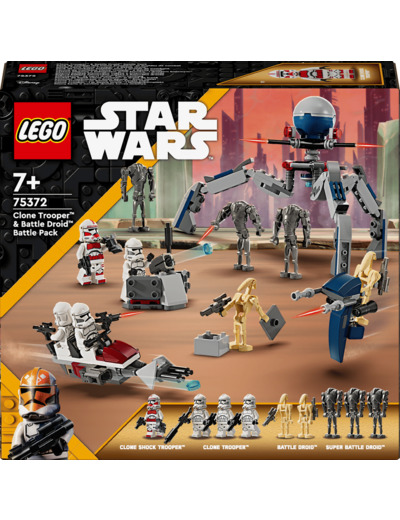 Pack de combat des Clone Troopers™ et Droïdes de combat