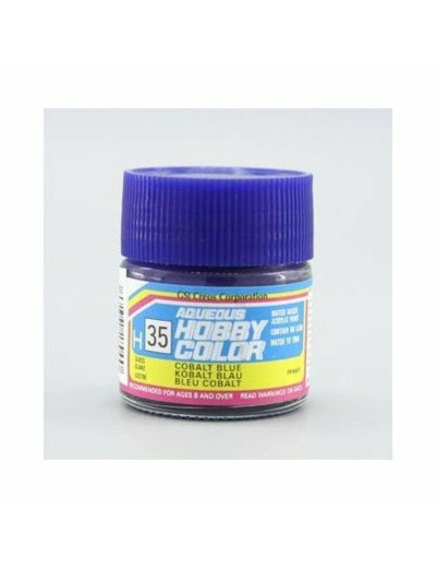 GUNZE H-035 AQUEOUS HOBBY COLORS (10 ML) COBALT BLUE