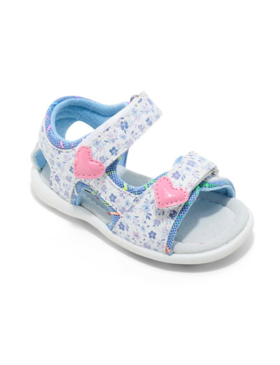 Bottillon ouvert bebe fille imprime