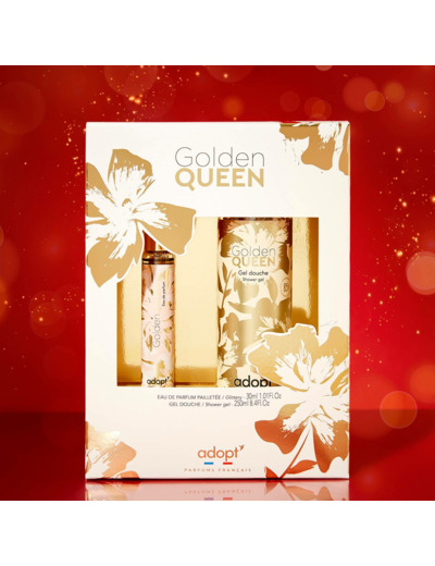 Golden Queen - Coffret 30ml paillettée + gel douche 250ml