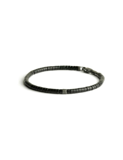 Bracelet Gemini Classics en acier et agate