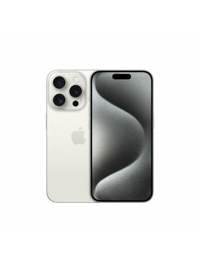 IPHONE 15 PRO 128 Go BLANC TITANIUM