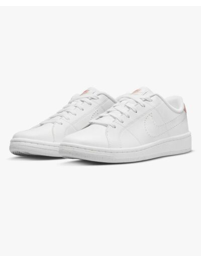 Basket femme blanc rose nike court royal 2