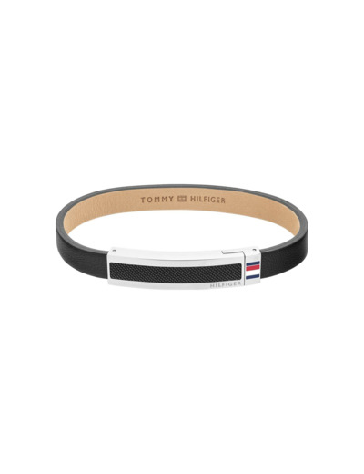 Bracelet Tommy Hilfiger en acier et cuir