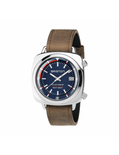 Montre Briston Clubmaster Diver HMS Date Acier