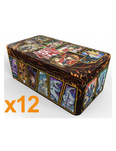 YU-GI-OH! JCC - Lot de 12 Mega Tin 25e anniversaire Dueling Heroes