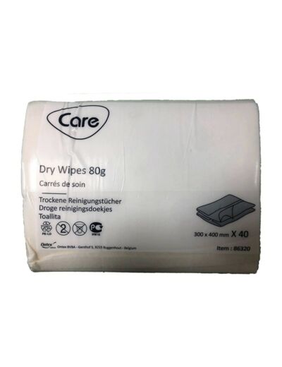 CARRE DE SOIN 80G 300 X 400 MM ID CARE SACHET DE 40 REF 86320