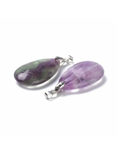 Pendentif fluorite forme larme