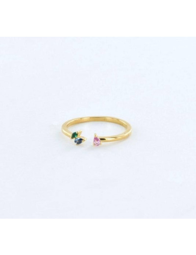 Bague Ouverte Ilane 2 - Plaqué Or