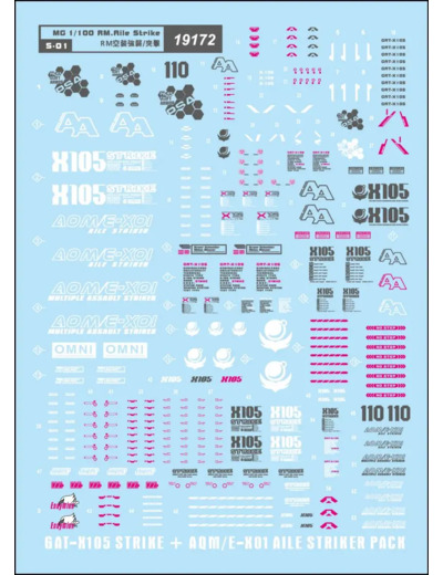 Water Decals MG AILE STRIKE