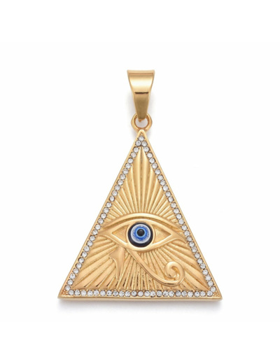 Pendentif - oeil d'horus triangle - protection