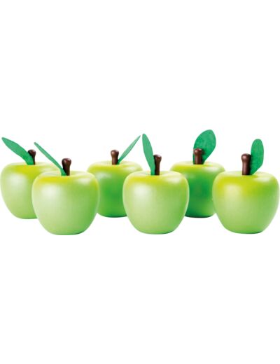 Pommes granny en bois - 10138